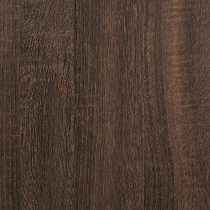 Kaminumrandung Braun Eichen-Optik 90X30X90 Cm Holzwerkstoff