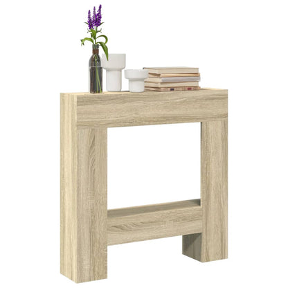 Kaminumrandung 81X18X82 Cm Holzwerkstoff