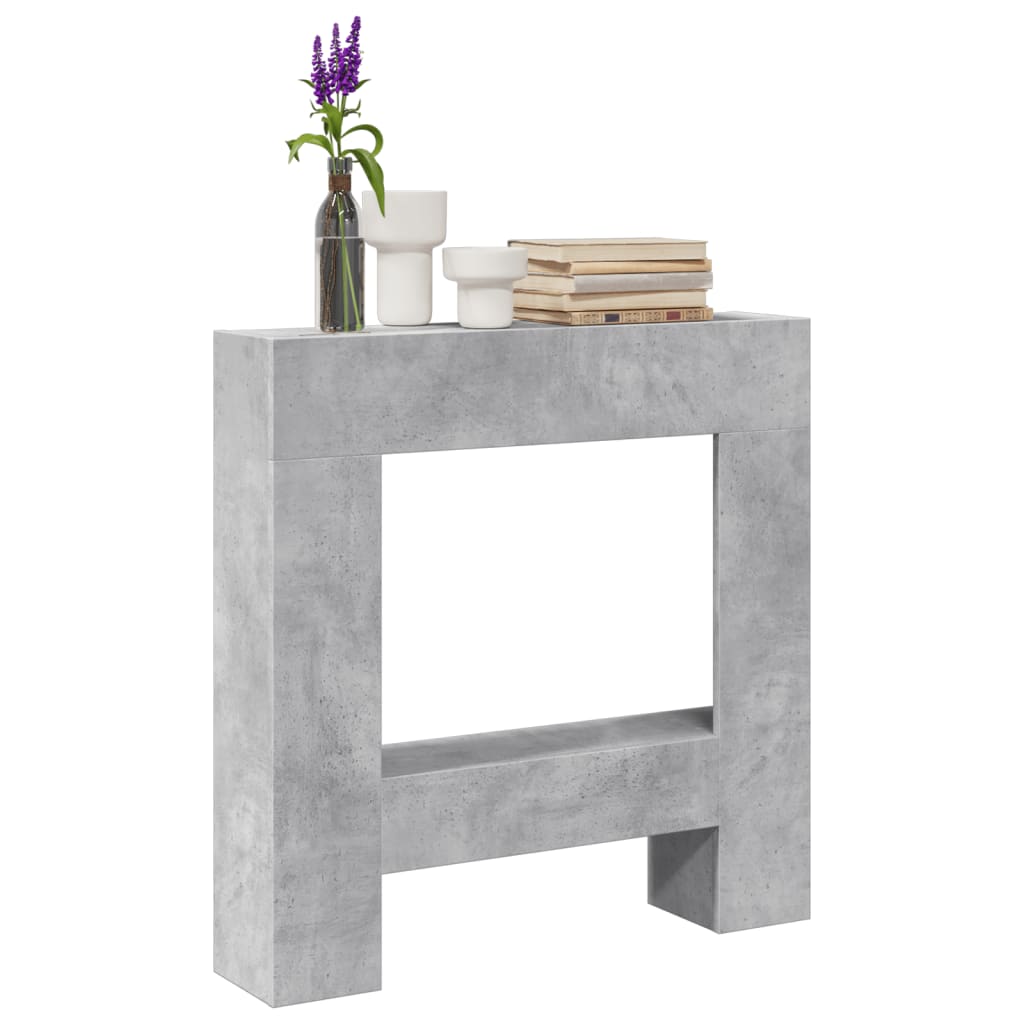 Kaminumrandung 81X18X82 Cm Holzwerkstoff