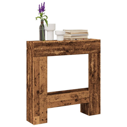 Kaminumrandung 81X18X82 Cm Holzwerkstoff