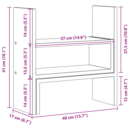 Schreibtisch-Organizer Verstellbar 40X17X41 Cm