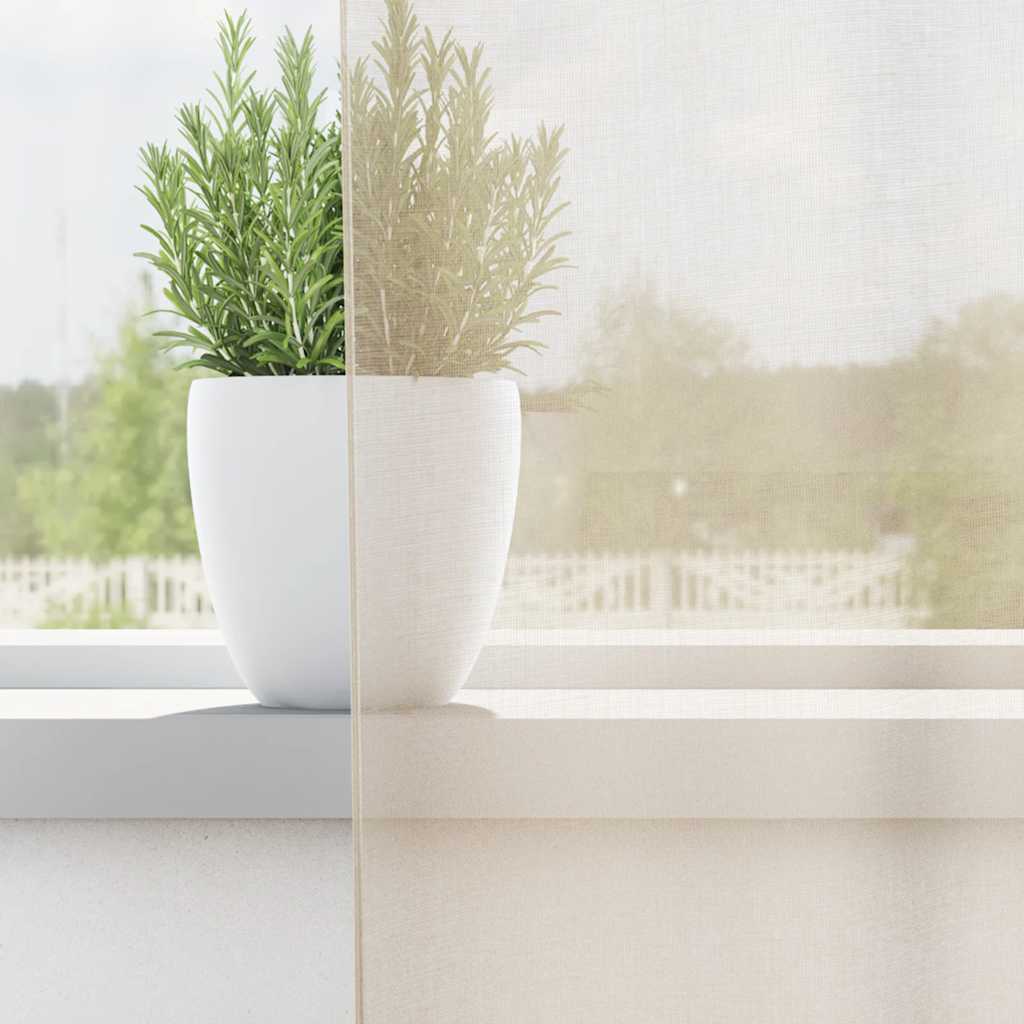 Voile Vorhänge 2 Stk. Creme