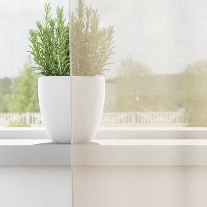 Voile Vorhänge 2 Stk. Creme