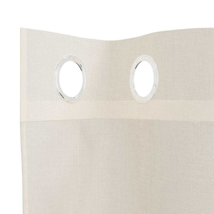 Voile Vorhänge 2 Stk. Creme