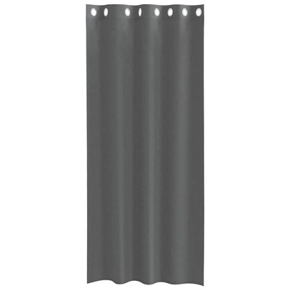 Voile Vorhänge 2 Stk. Dunkelgrau