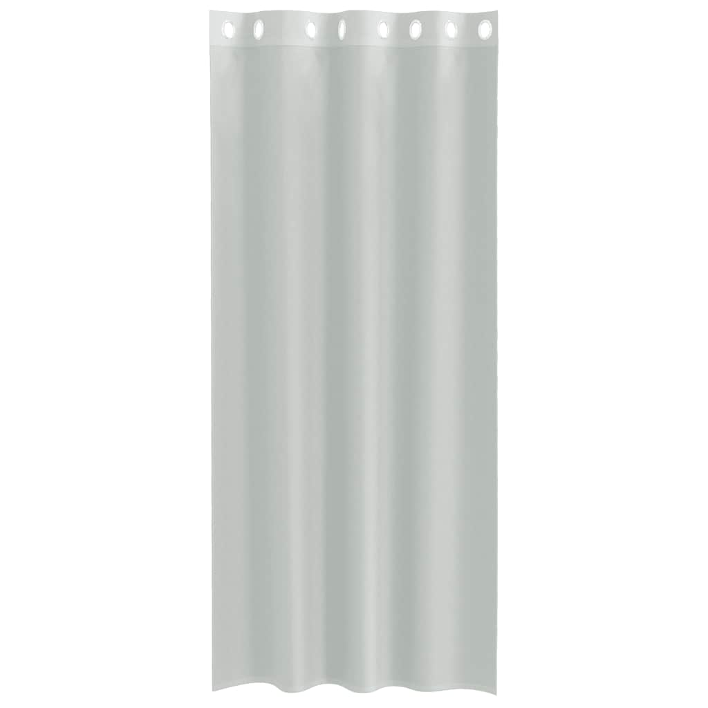 Voile Vorhänge 2 Stk. Hellgrau