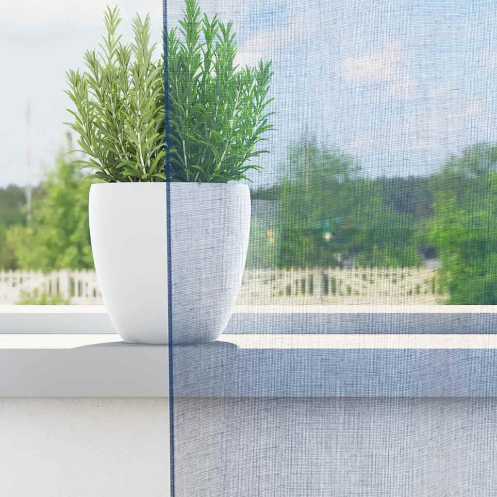 Voile Vorhänge 2 Stk. Königsblau