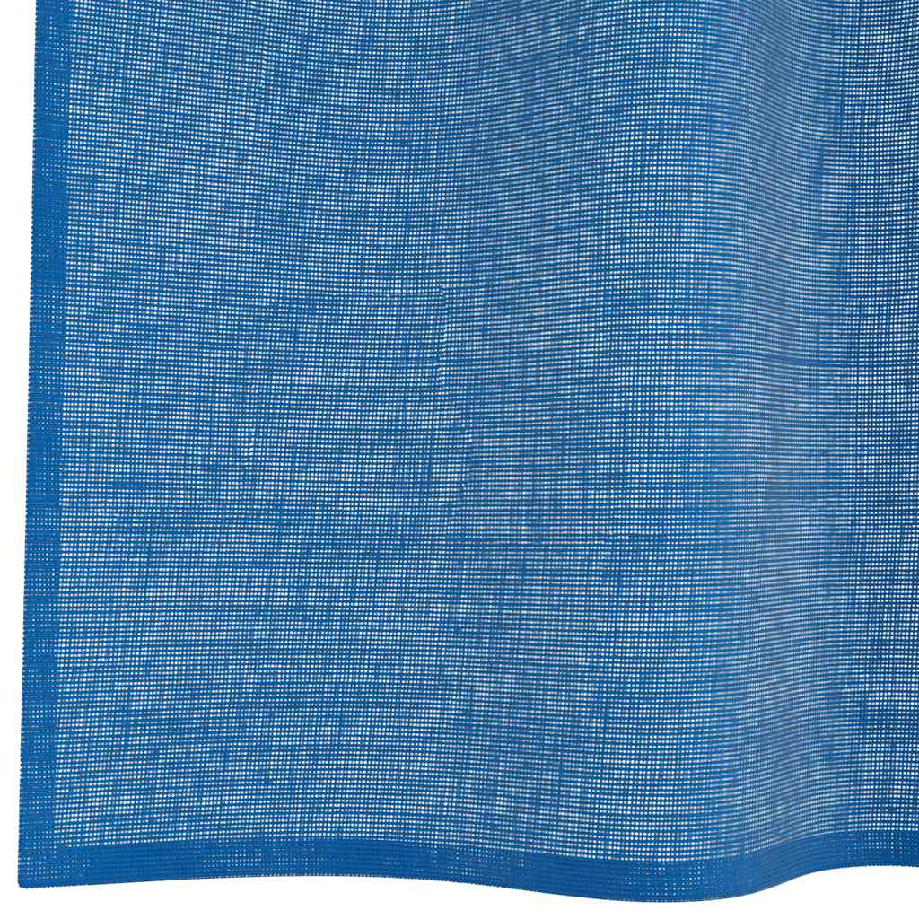 Voile Vorhänge 2 Stk. Königsblau