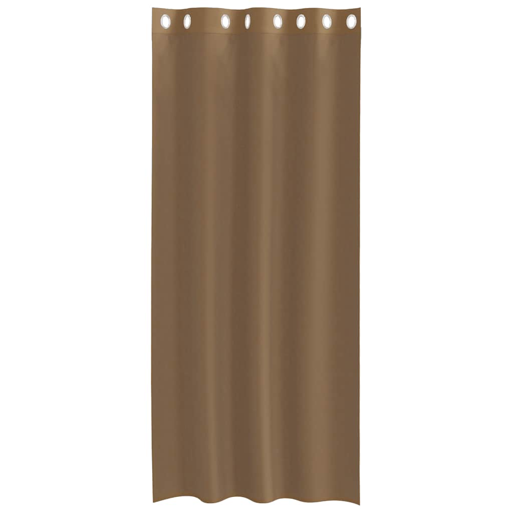 Voile Vorhänge 2 Stk. Hellbraun