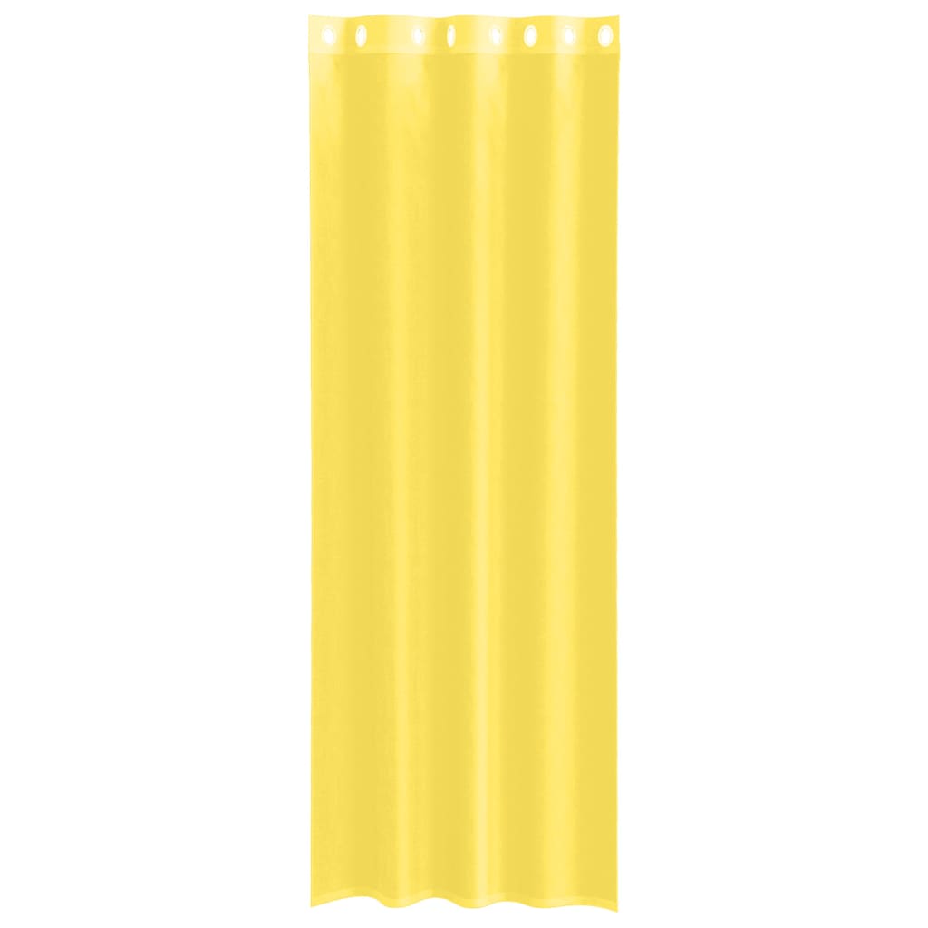 Voile Vorhänge 2 Stk. Gelb