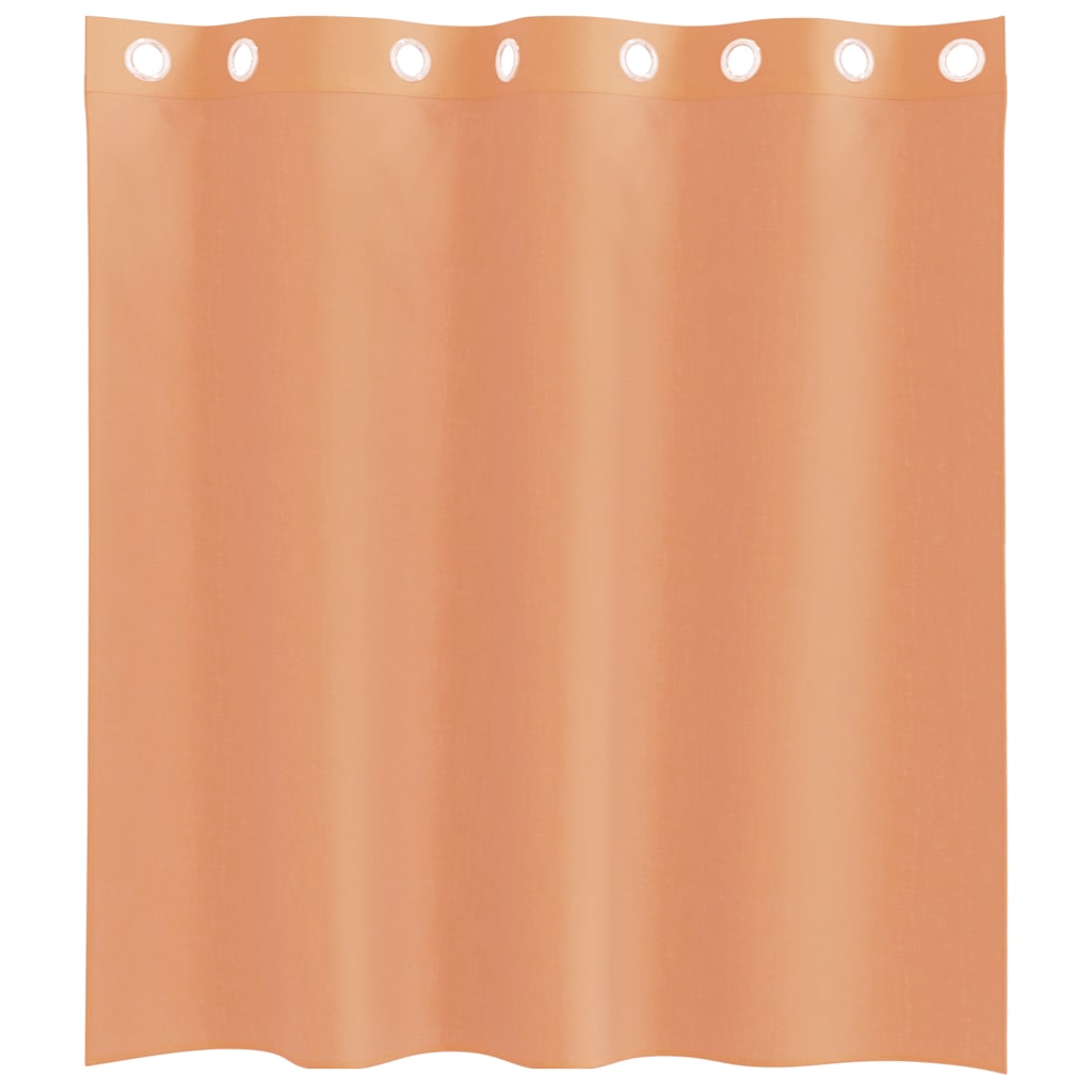 Voile Vorhänge 2 Stk. Terrakotta