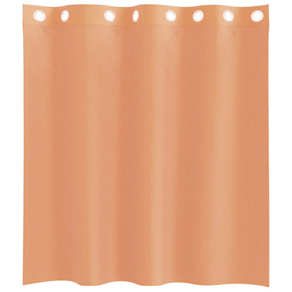 Voile Vorhänge 2 Stk. Terrakotta