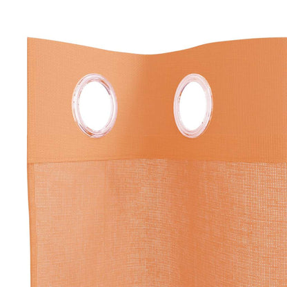 Voile Vorhänge 2 Stk. Terrakotta