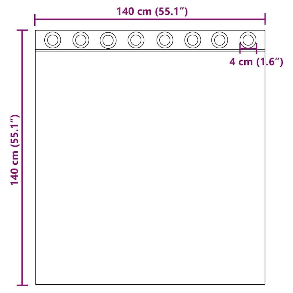 Voile Vorhänge 2 Stk. Terrakotta