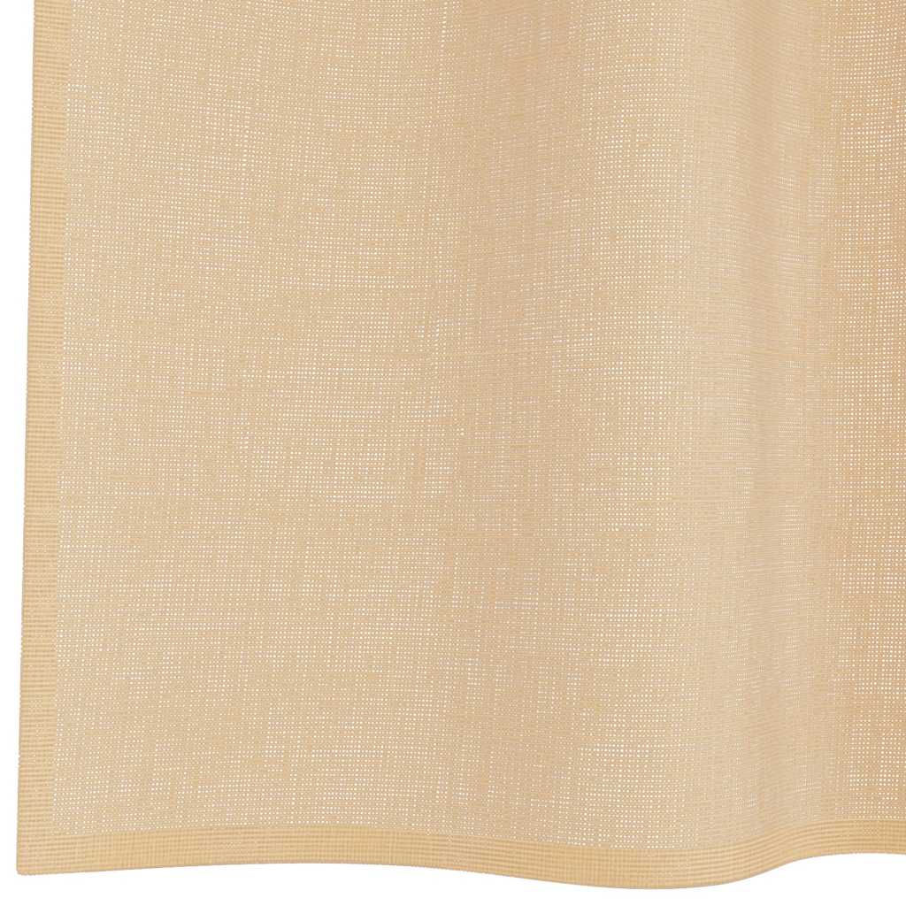 Voile Vorhänge 2 Stk. Sandfarbe