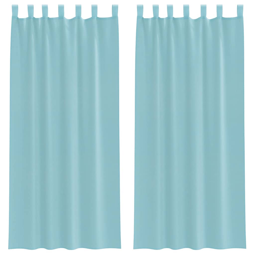 Voile Vorhänge 2 Stk. Türkis