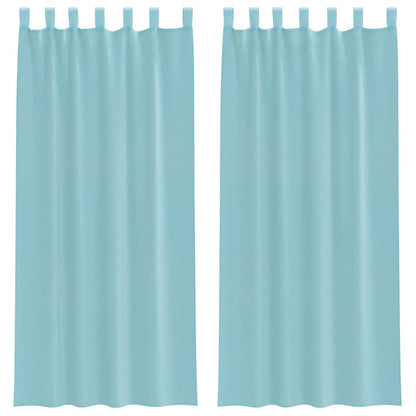 Voile Vorhänge 2 Stk. Türkis