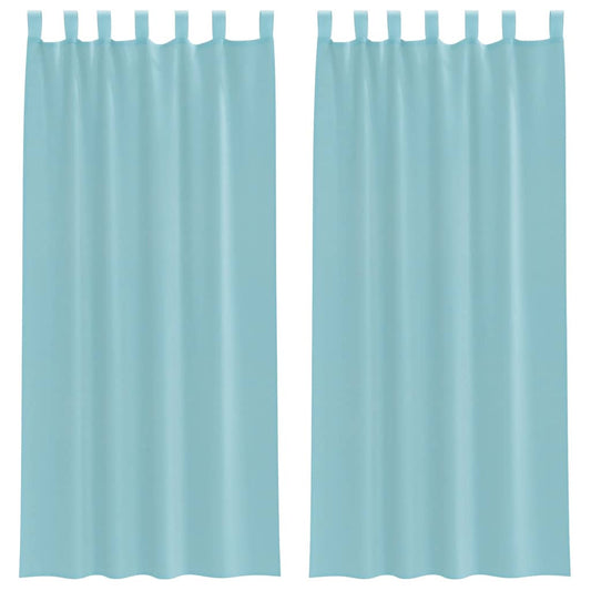 Voile Vorhänge 2 Stk. Türkis