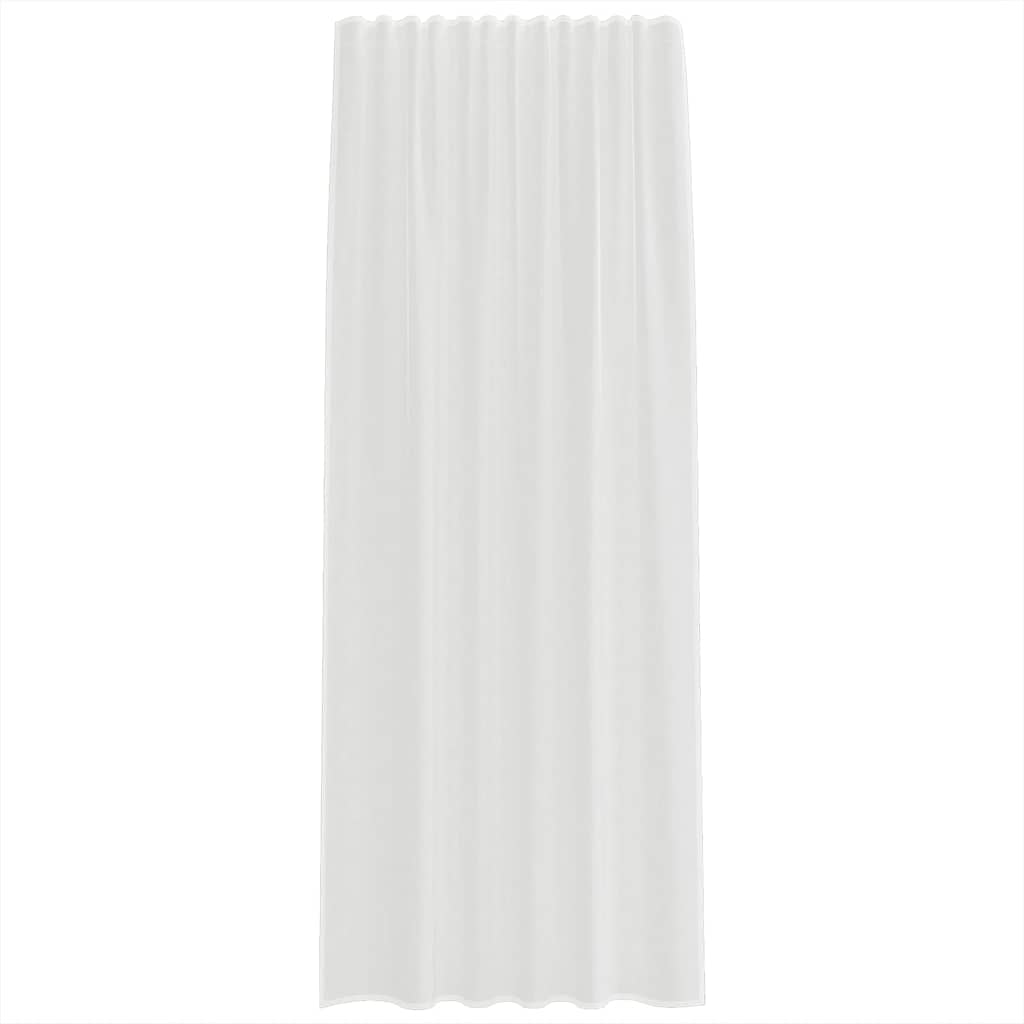 Voile Vorhänge 2 Stk. Weiß