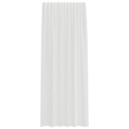 Voile Vorhänge 2 Stk. Weiß