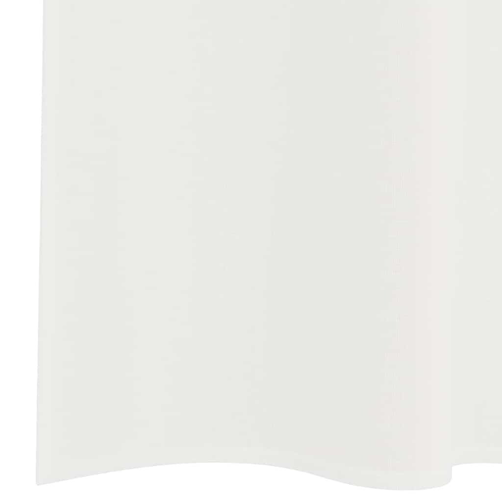 Voile Vorhänge 2 Stk. Weiß