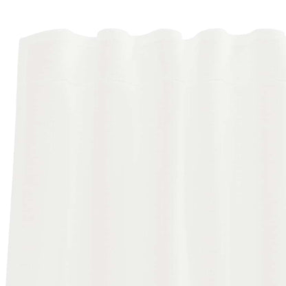 Voile Vorhänge 2 Stk. Weiß