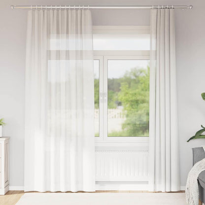 Voile Vorhänge 2 Stk. Weiß