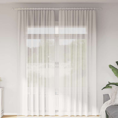 Voile Vorhänge 2 Stk. Weiß