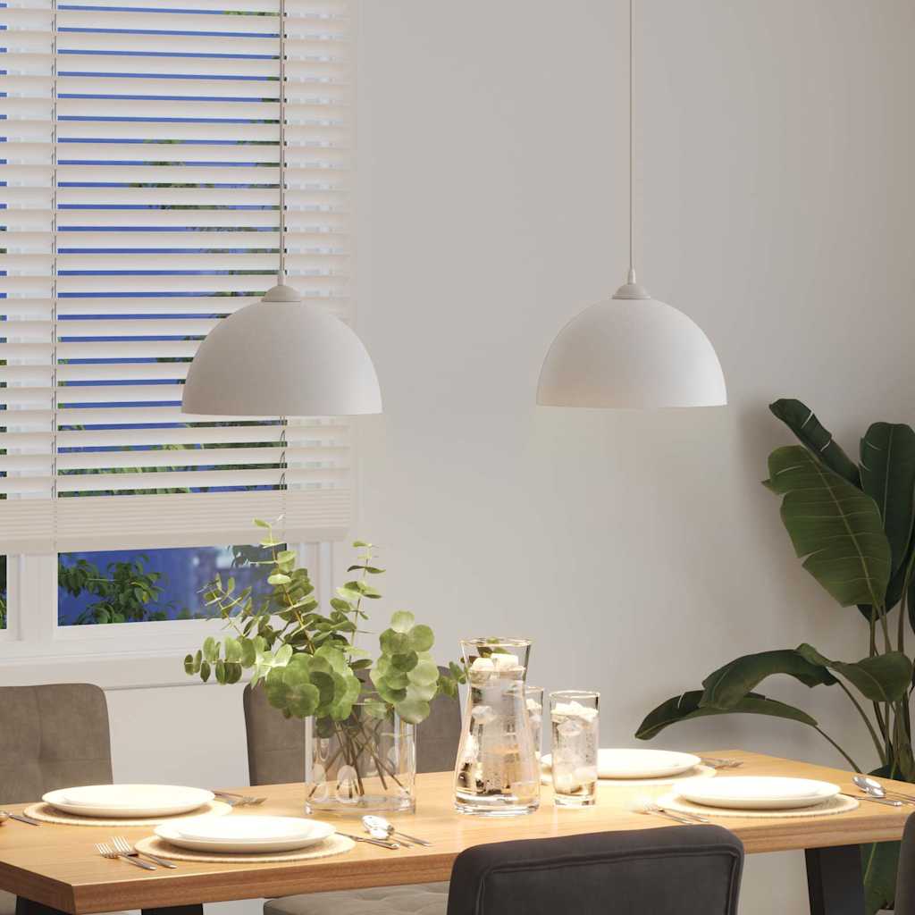 Pendelleuchten 2 Stk. Höhenverstellbar E27 Ø 30 Cm Metall