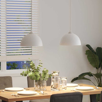 Pendelleuchten 2 Stk. Höhenverstellbar E27 Ø 30 Cm Metall