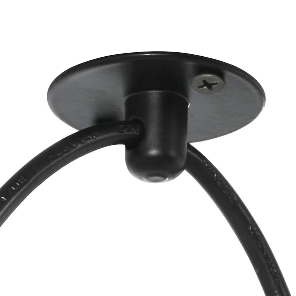 Pendelleuchte Mit 3 Fassungen E27 Schwarz Metall