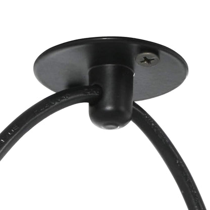 Pendelleuchte Mit 3 Fassungen E27 Schwarz Metall