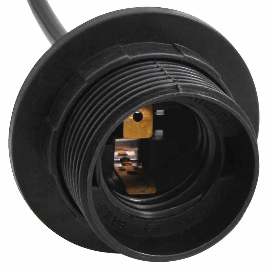Pendelleuchte Mit 3 Fassungen E27 Schwarz Metall