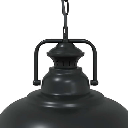 Pendelleuchte E27 Schwarz Ø 31 Cm Eisen