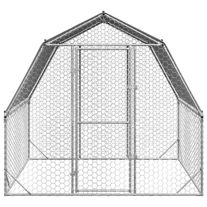 Hühnerstall 2,5X2X2,25 M Verzinkter Stahl