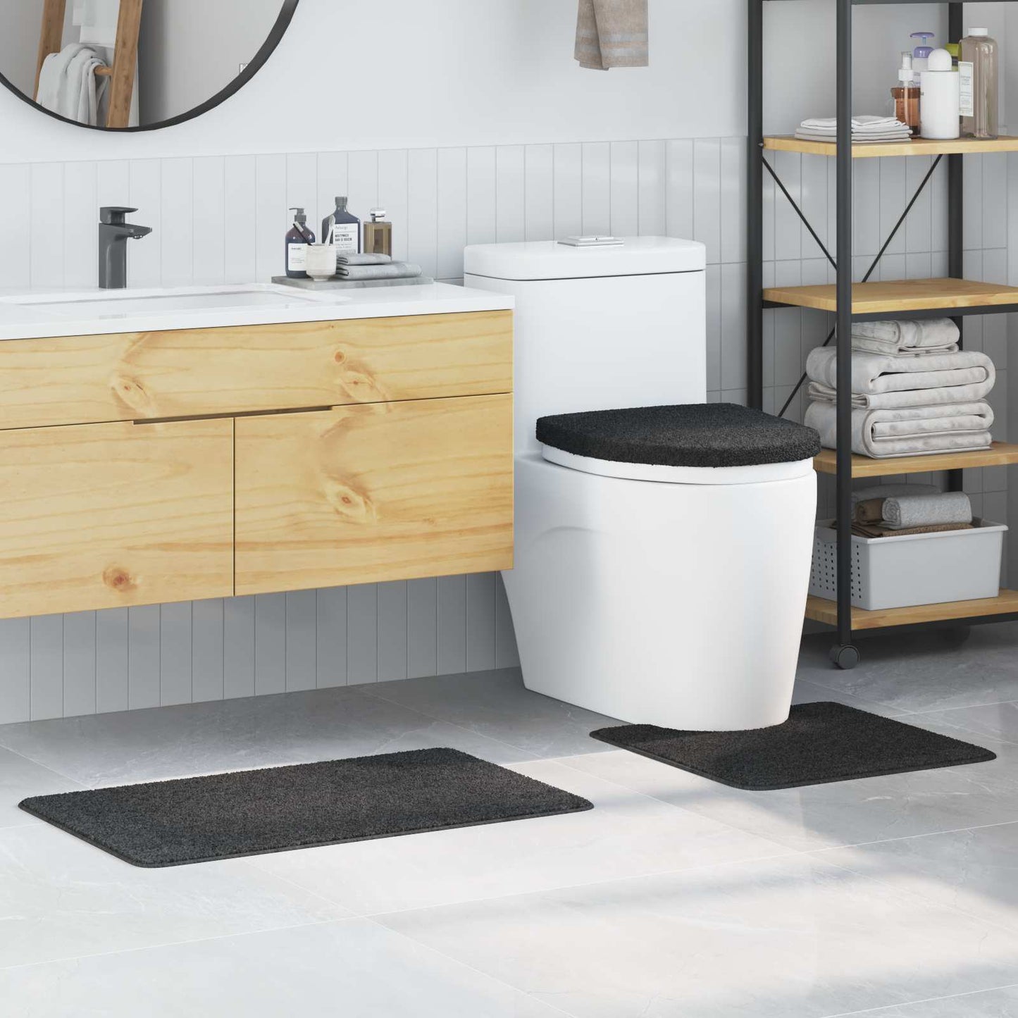 Anti-Rutsch Badematten-Set 3 Pcs Pp