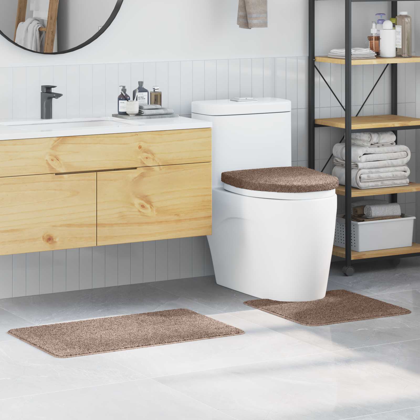 Anti-Rutsch Badematten-Set 3 Pcs Pp