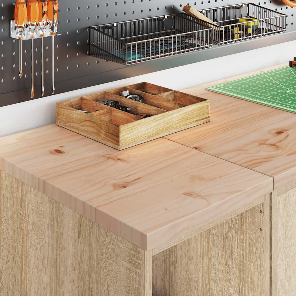 Garagen-Aufbewahrungsschrank Sonoma-Eiche Massivholz Kiefer Sonoma Eiche