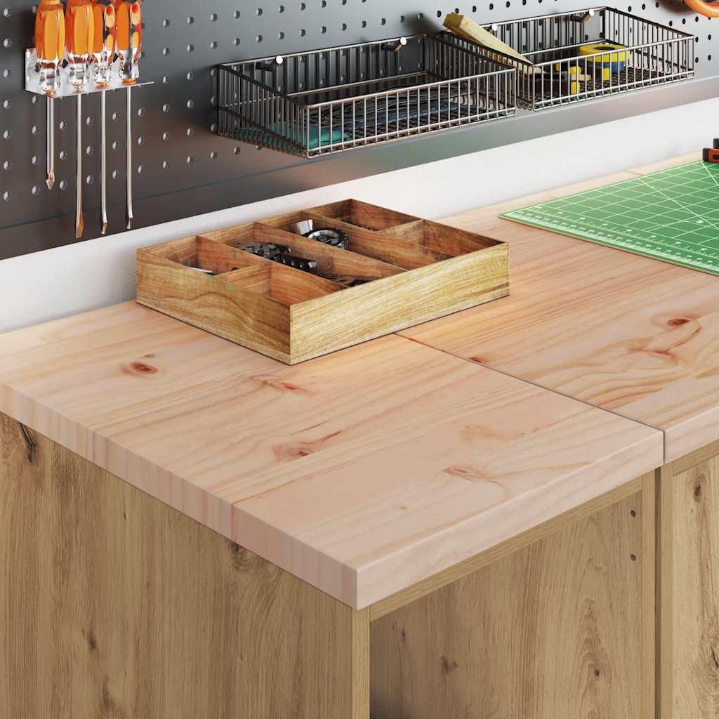 Garagen-Aufbewahrungsschrank Artisan-Eiche Massivholz Kiefer Altholz