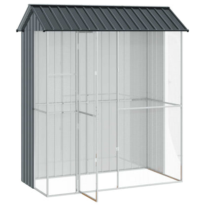 Vogelkäfig 215 X 110 X 247 Cm Verzinkter Stahl