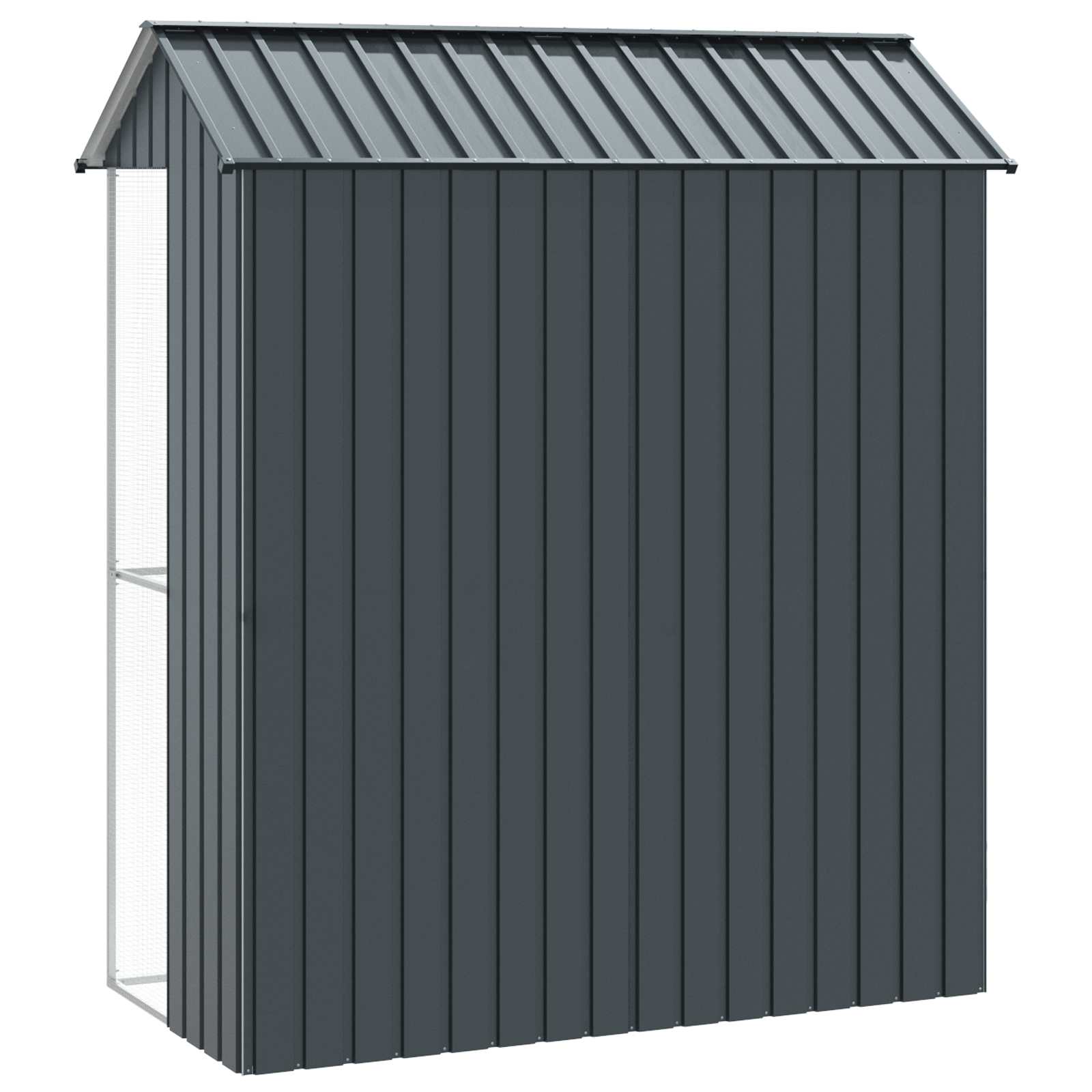 Vogelkäfig 215 X 110 X 247 Cm Verzinkter Stahl