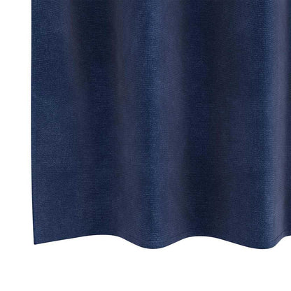 Verdunkelungsvorhänge 2 Pcs Samt Dunkelblau