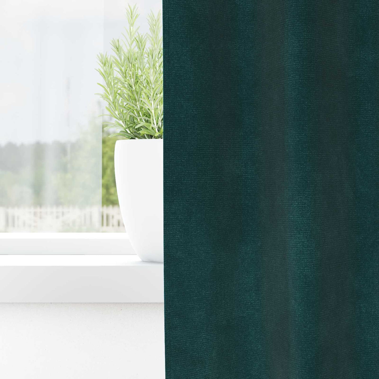 Verdunkelungsvorhänge 2 Pcs Samt Dunkelgrün
