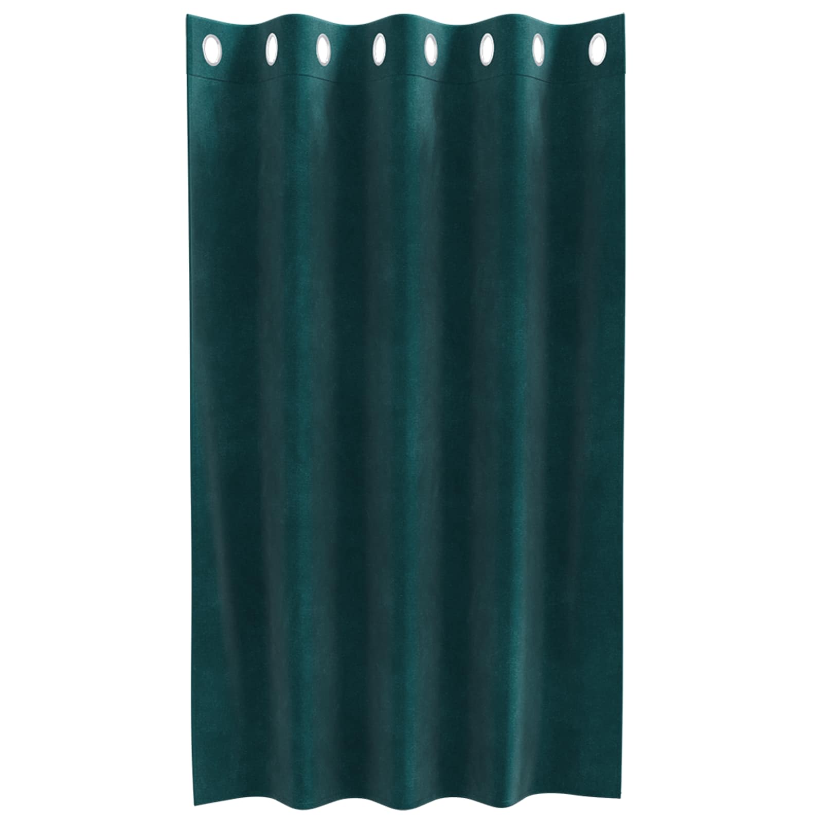 Verdunkelungsvorhänge 2 Pcs Samt Dunkelgrün