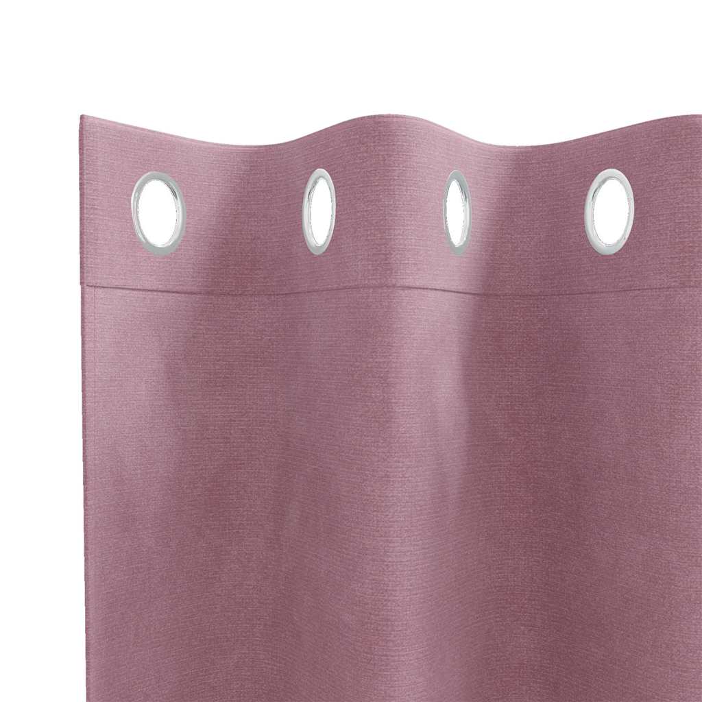 Verdunkelungsvorhänge 2 Pcs Samt Dunkelrosa