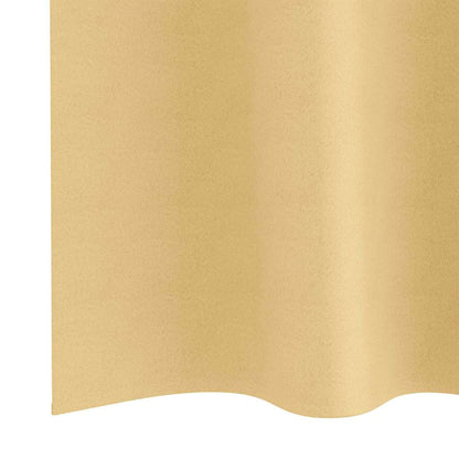 Verdunkelungs-Vorhänge Mit Ringen 2 Pcs 140 X Beige