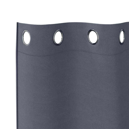 Verdunkelungs-Vorhänge Mit Ringen 2 Pcs 140 X Anthrazit