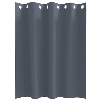 Verdunkelungs-Vorhänge Mit Ringen 2 Pcs 140 X Anthrazit