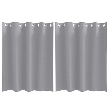 Verdunkelungs-Vorhänge Mit Ringen 2 Pcs 140 X Hellgrau