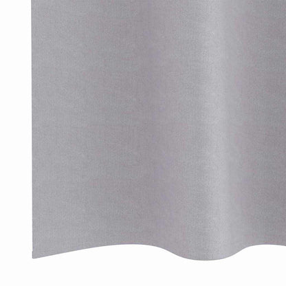 Verdunkelungs-Vorhänge Mit Ringen 2 Pcs Metallic Grau Metallgrau